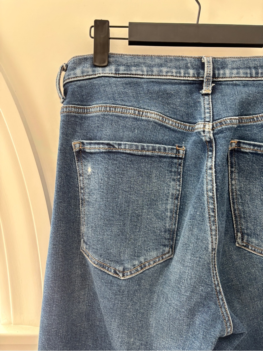 Banana Republic Mid-rise Straight Leg Jeans Womens 29 Medium Wash Raw Hem - Picture 9 of 12